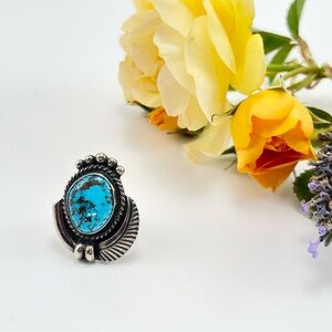 Vintage Navajo Turquoise Ring